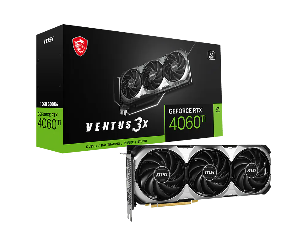 MSI GeForce RTX 4060 Ti VENTUS 3X 16G